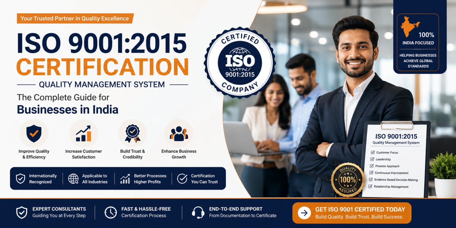 ISO 9001 certification process for businesses in India1111