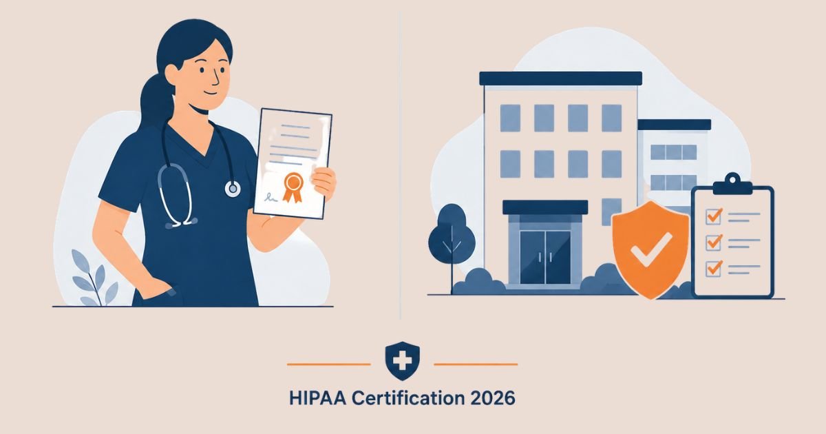 HIPAA certification explained for individuals and organizations in 2026