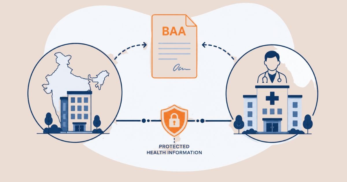 How HIPAA applies to Indian companies handling US healthcare data through a Business Associate Agreement