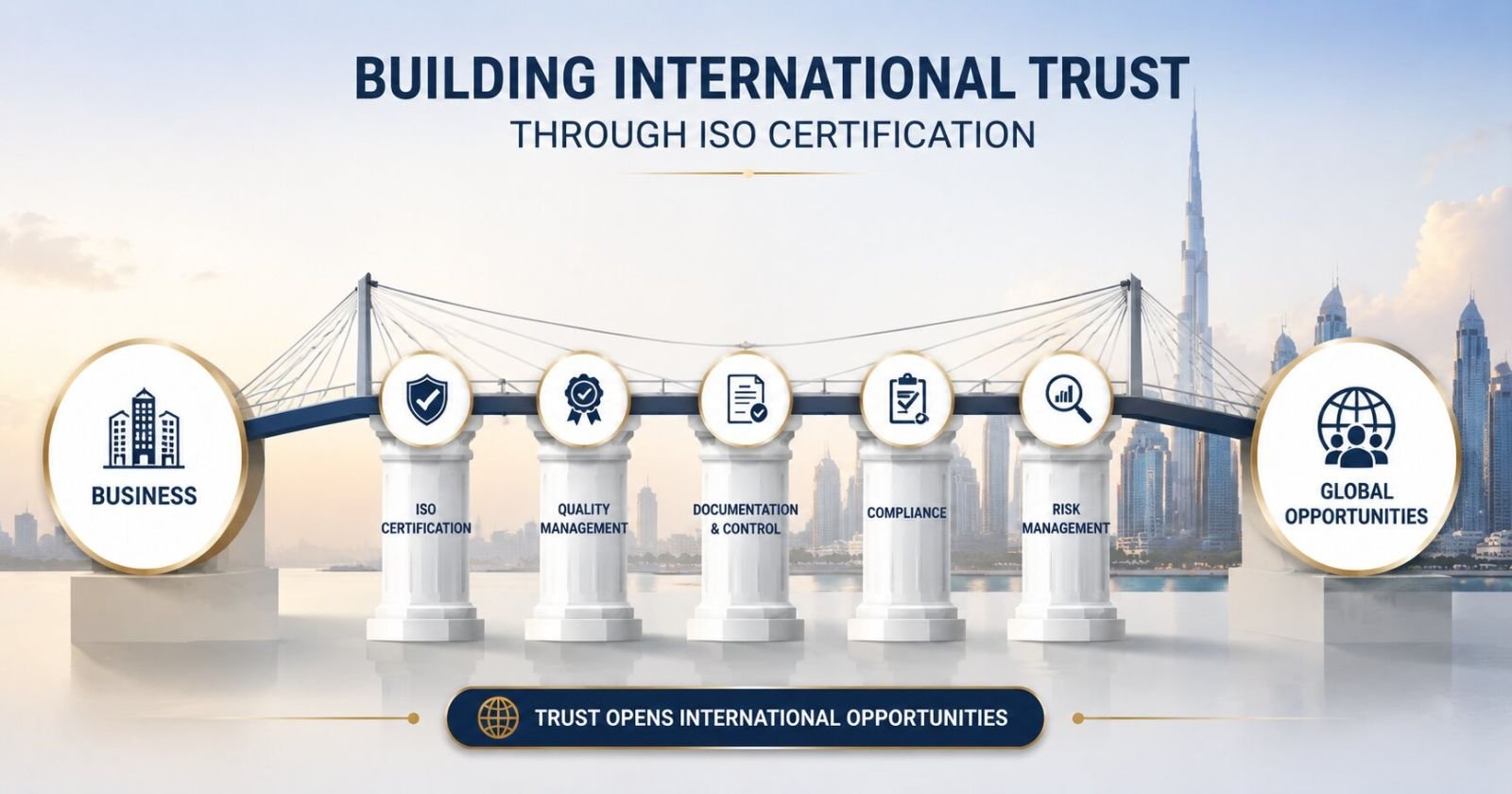 How UAE businesses build international trust through ISO certification quality management and compliance standards