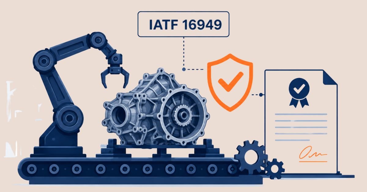 IATF 16949 automotive quality management certification process and cost in India