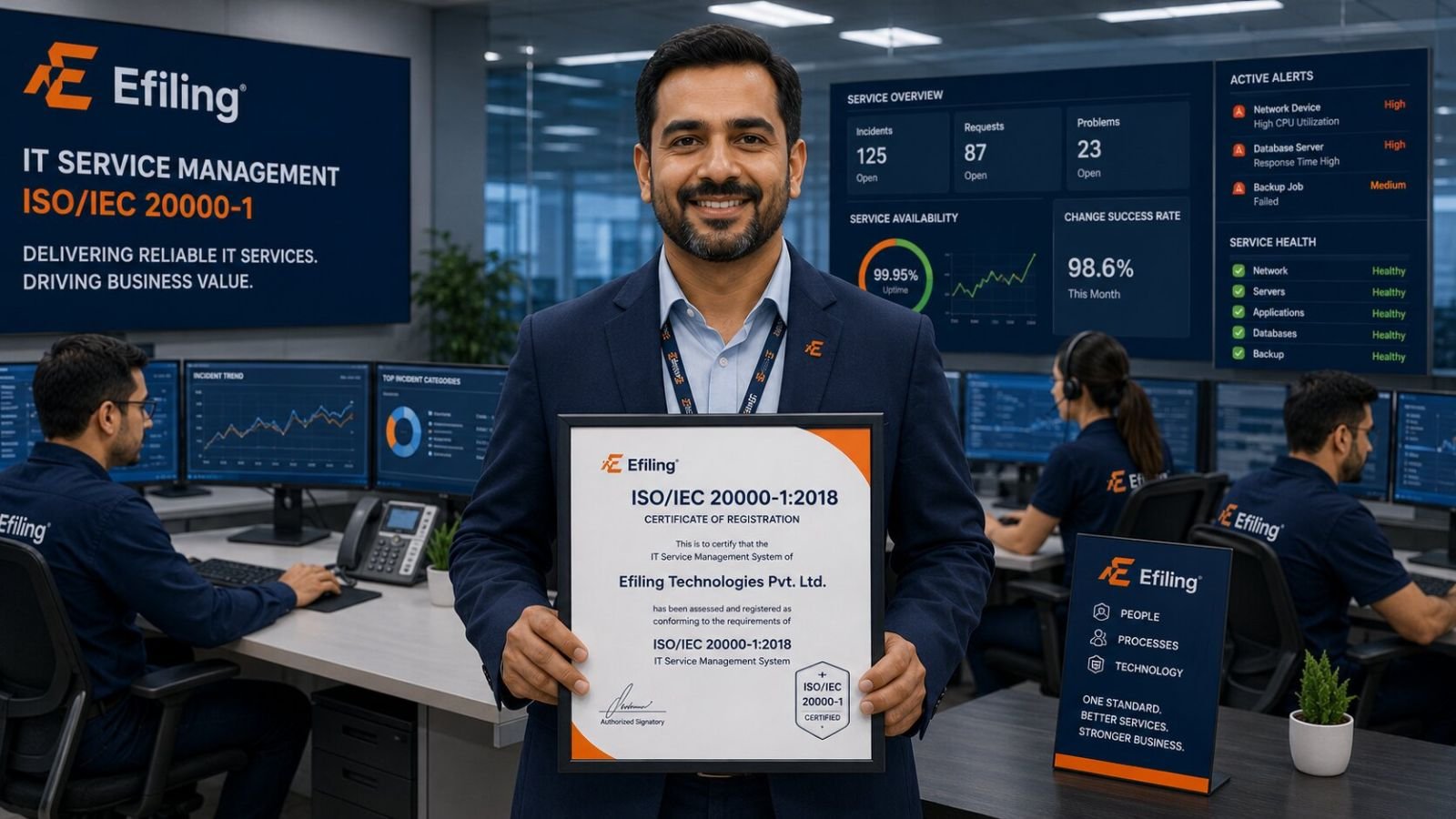 ISO/IEC 20000-1 certification for IT service management