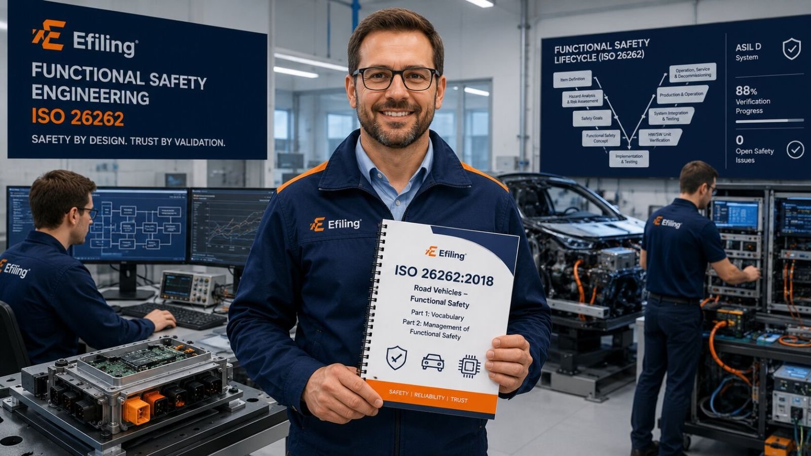 ISO 26262 certification for automotive functional safety