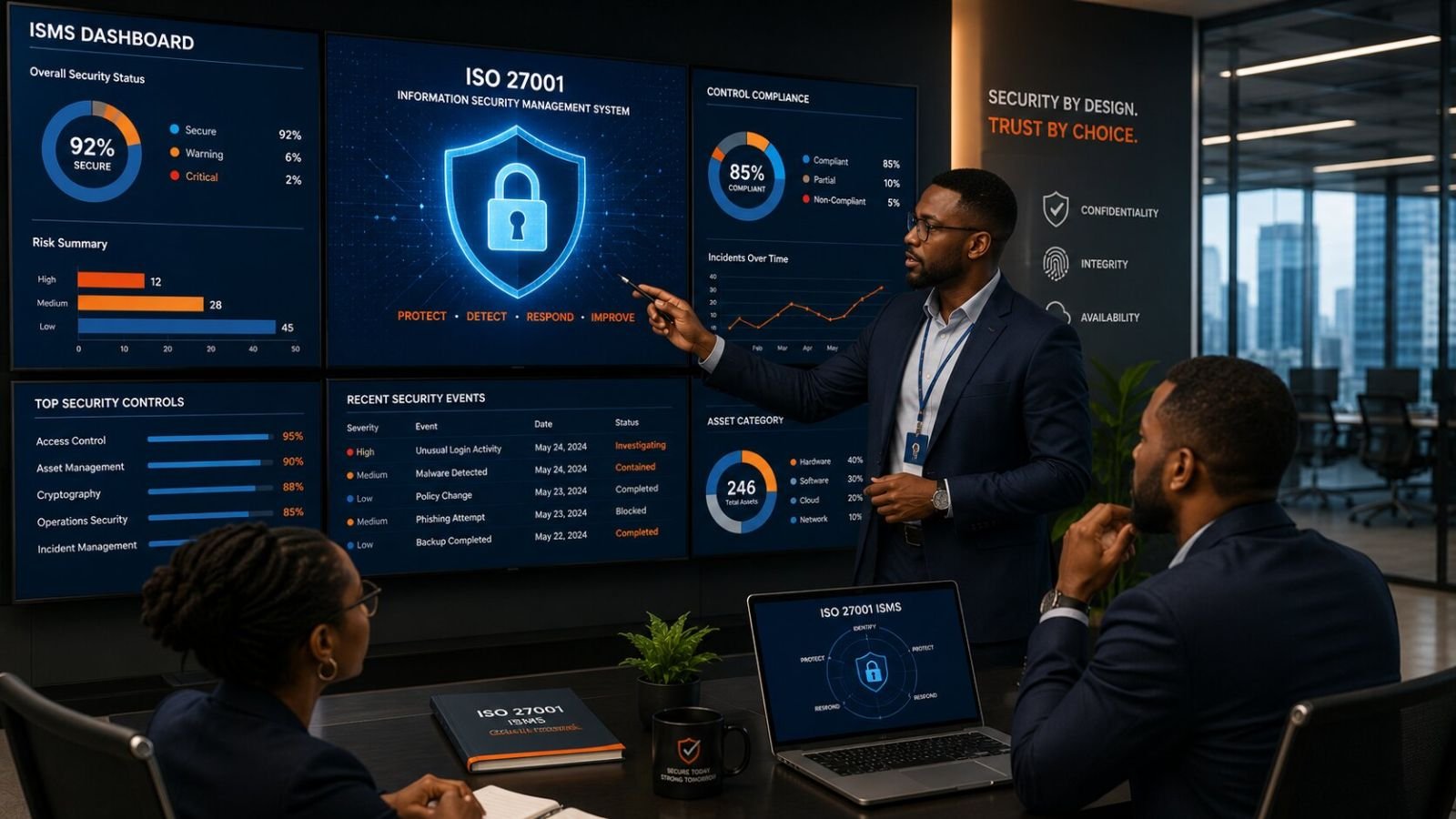 ISO 27001 certification for information security management
