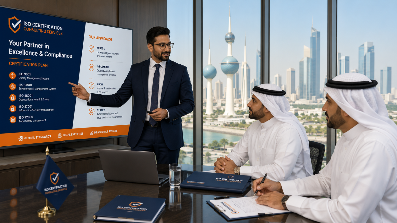 ISO certification consultants for companies in Kuwait
