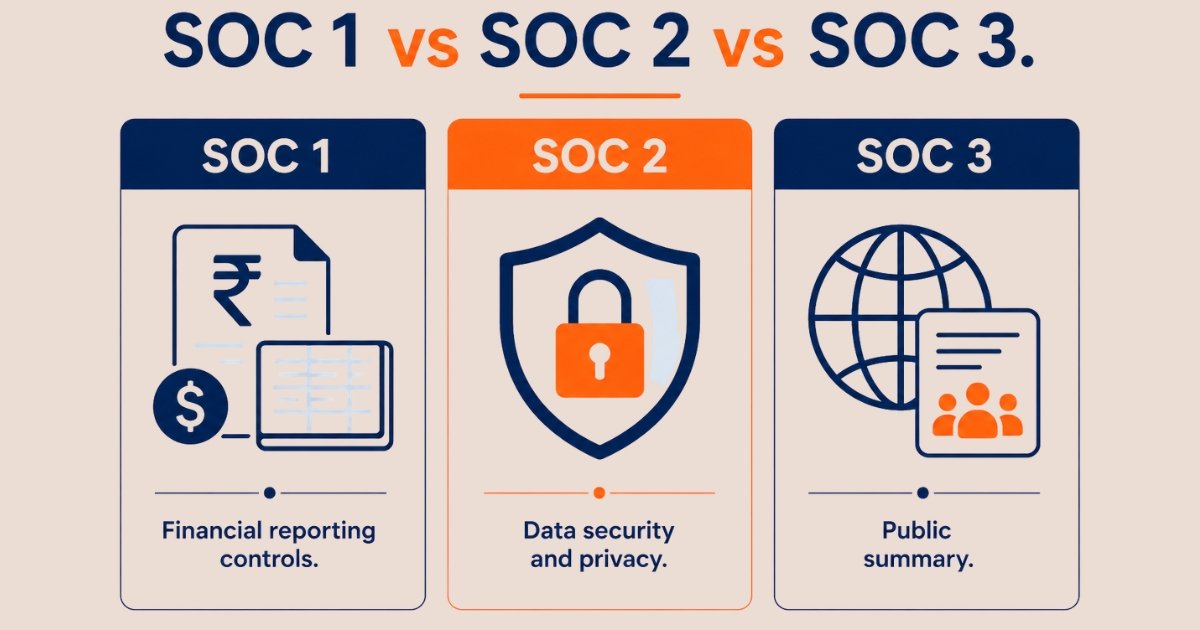 Difference between SOC 1, SOC 2 and SOC 3 reports and who each one is for